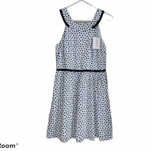 NWT: Modcloth Moon Apple Polka Dot Retro Dress